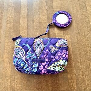 Vera Bradley Cosmetic Bag in Batik Leaves